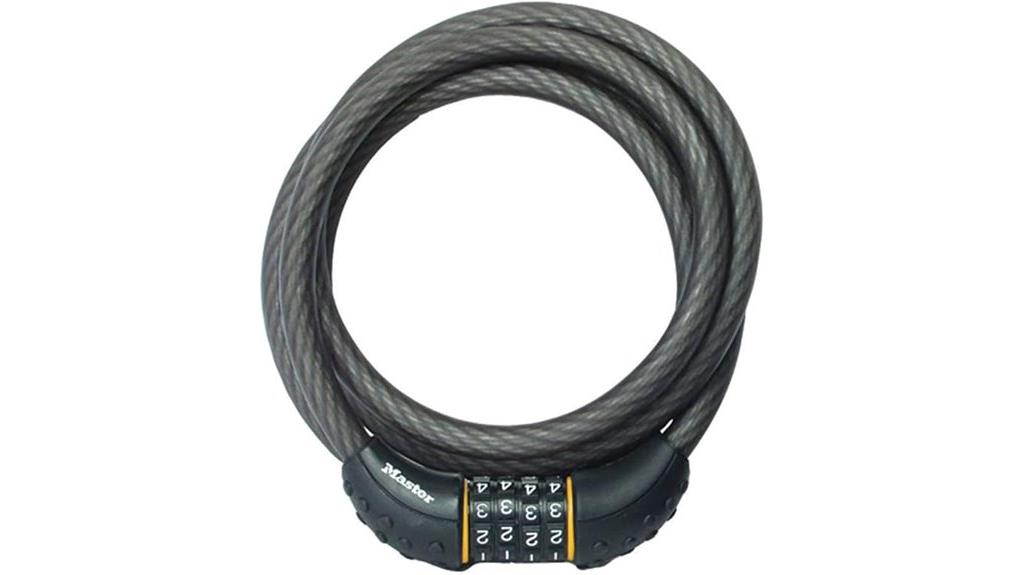 master lock combination cable lock