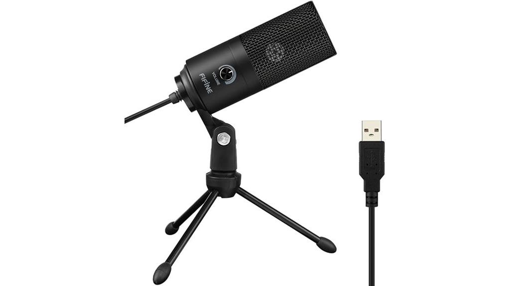 metal usb microphone for recording