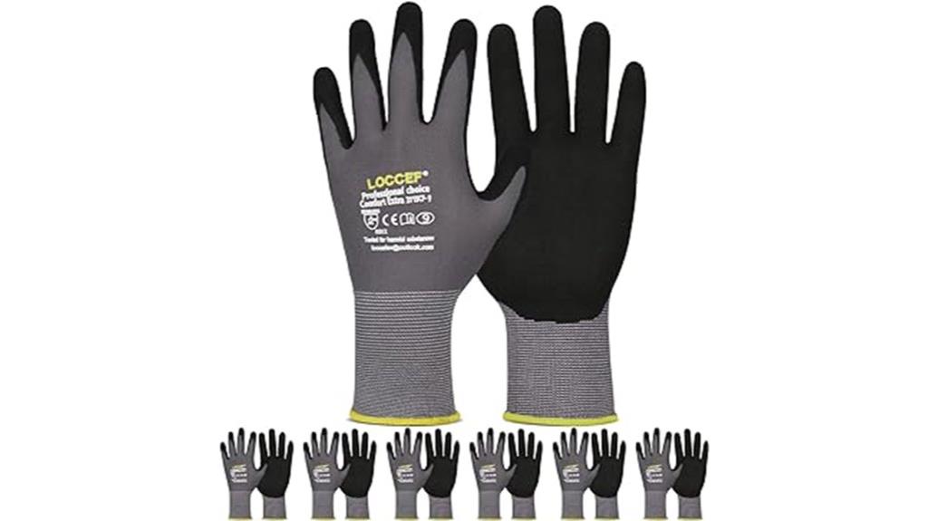 microfoam nitrile gloves