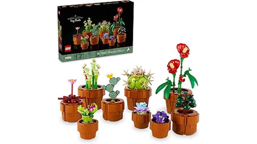 miniature lego plant models