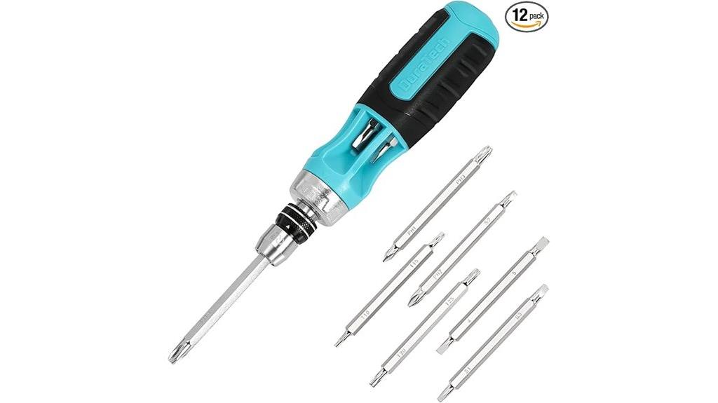 multi bit ratcheting screwdriver
