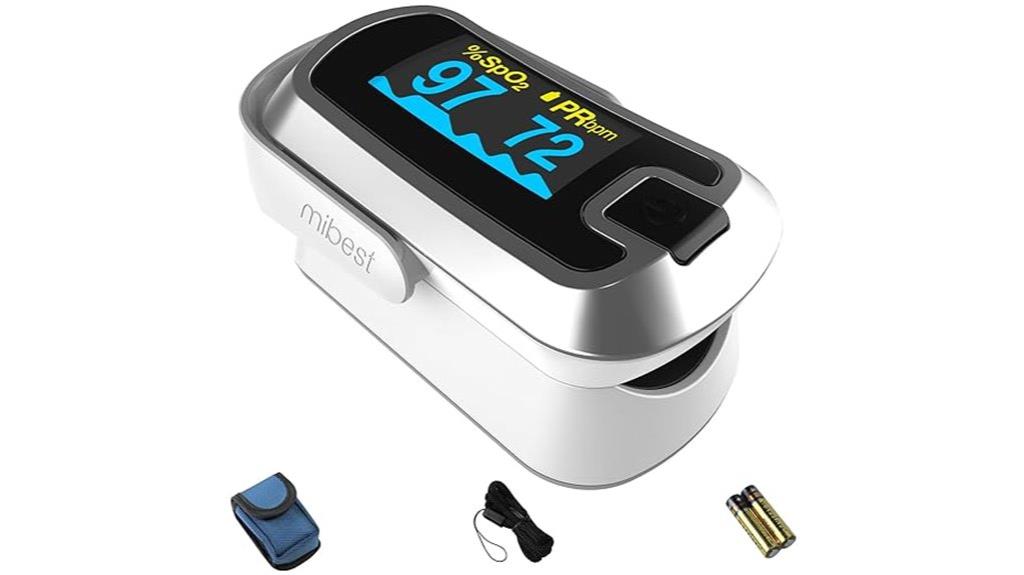 oled finger pulse oximeter