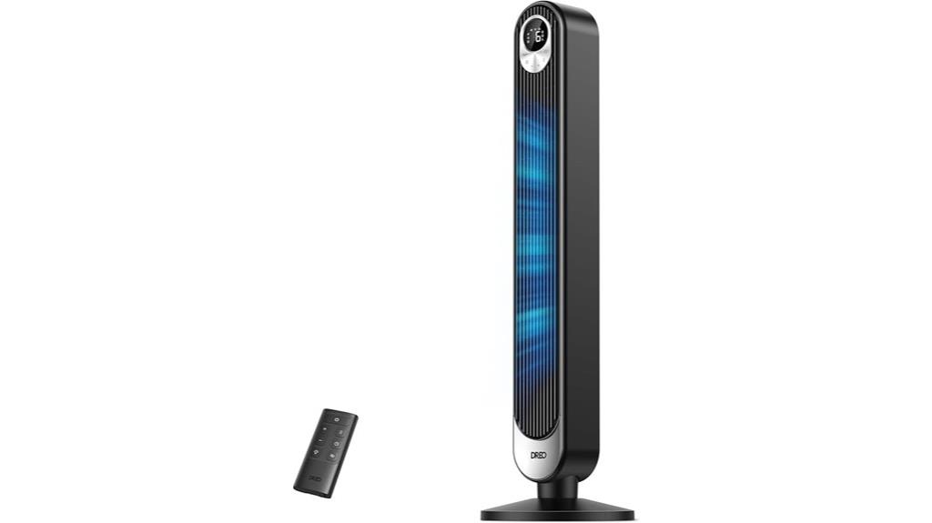 oscillating tower fan remote