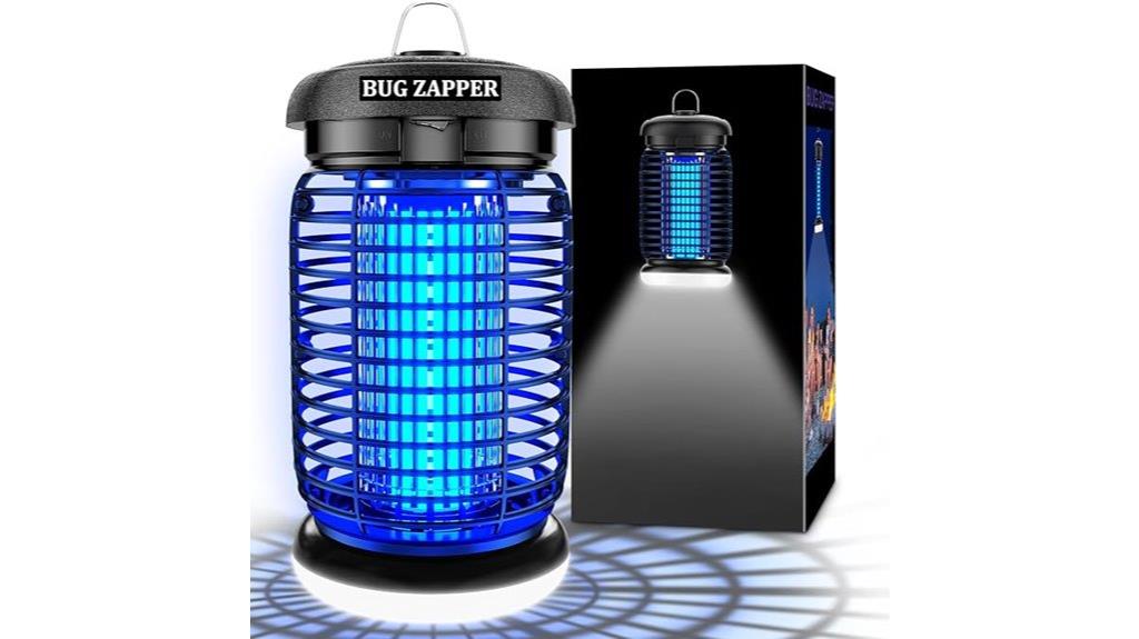 outdoor mosquito zapper light