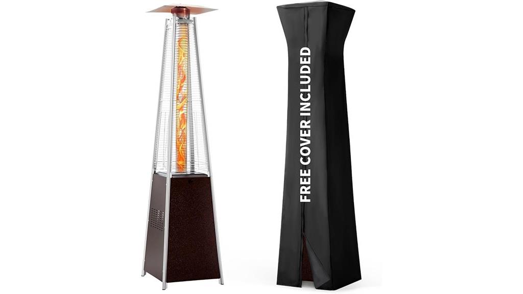 outdoor pyramid patio heater