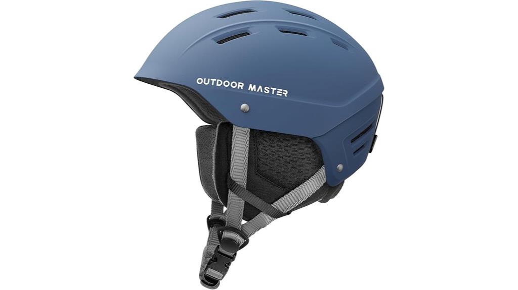 outdoor ski helmet design