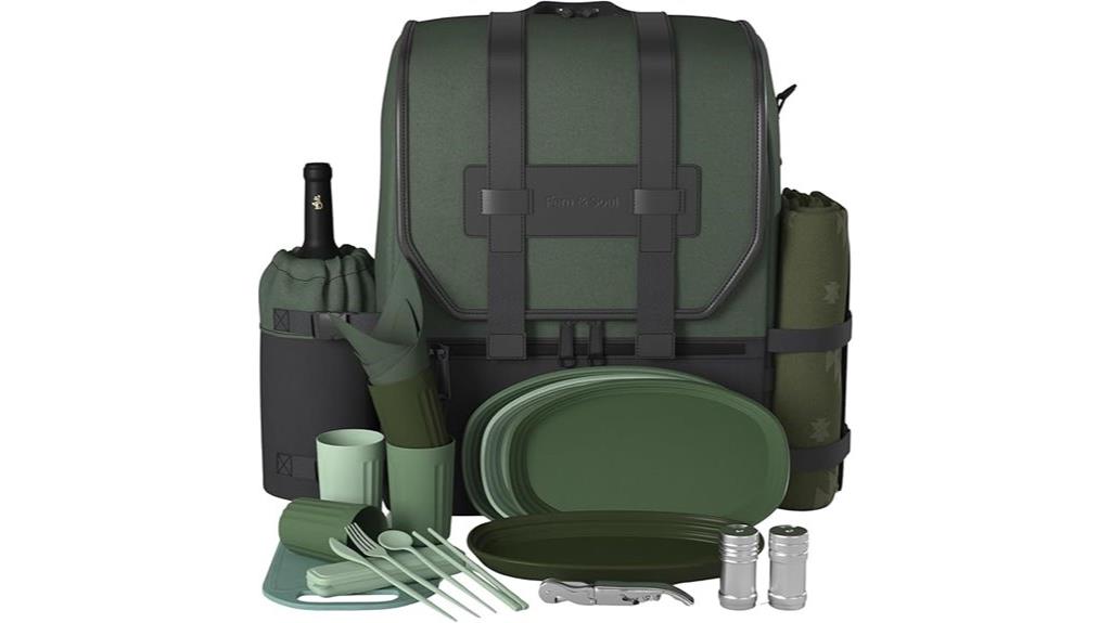picnic backpack for two