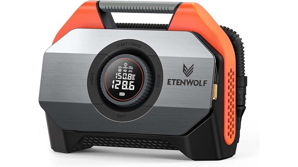 portable air compressor battery