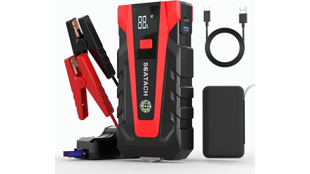 portable car battery jump starter