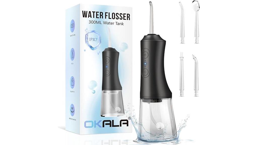 portable cordless water flosser