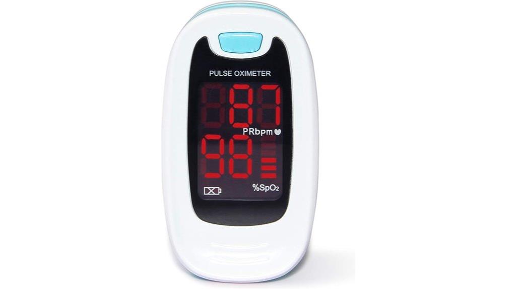 portable pulse oximeter device