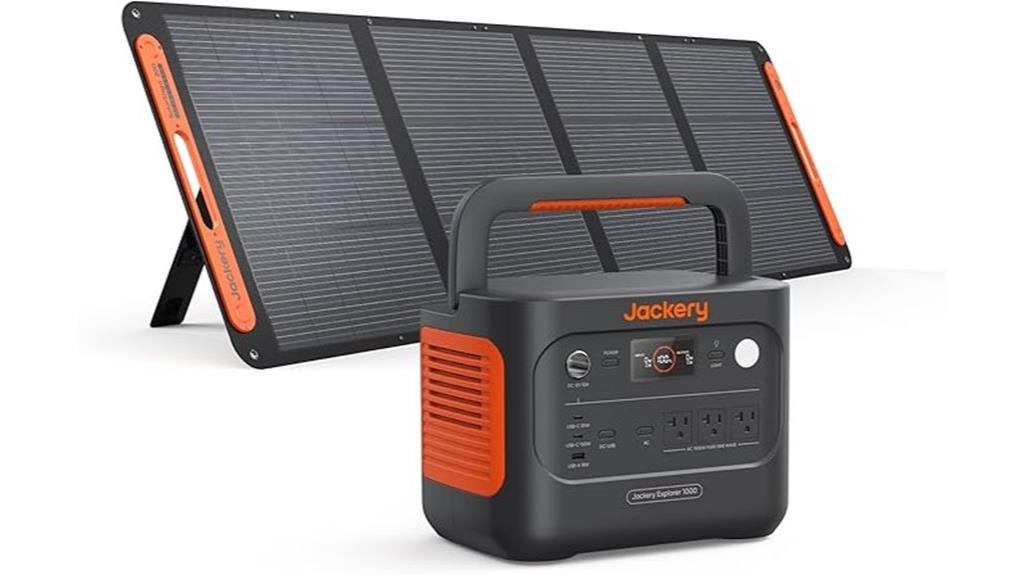 portable solar power unit