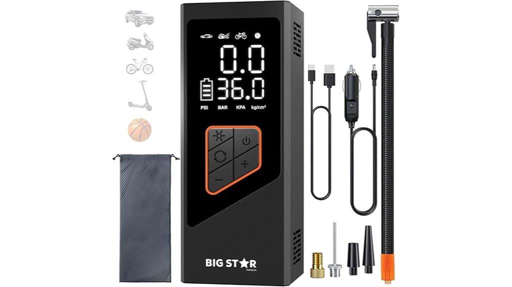 portable tire inflator