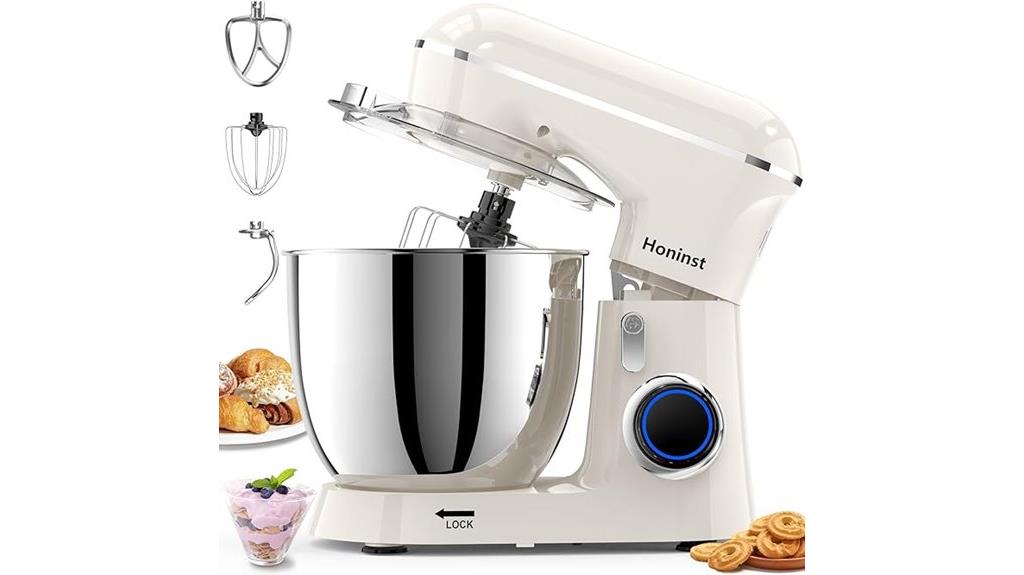 powerful 6 5qt tilt head