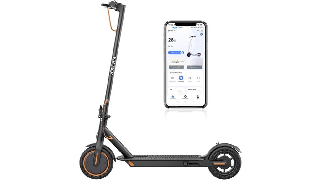 powerful scooter with large tires