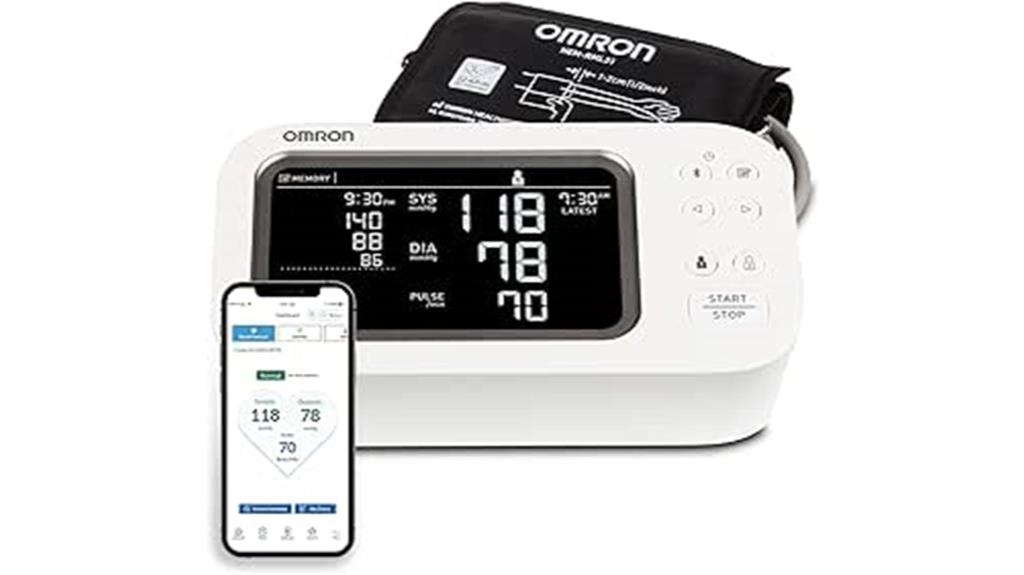 premium omron blood pressure monitor