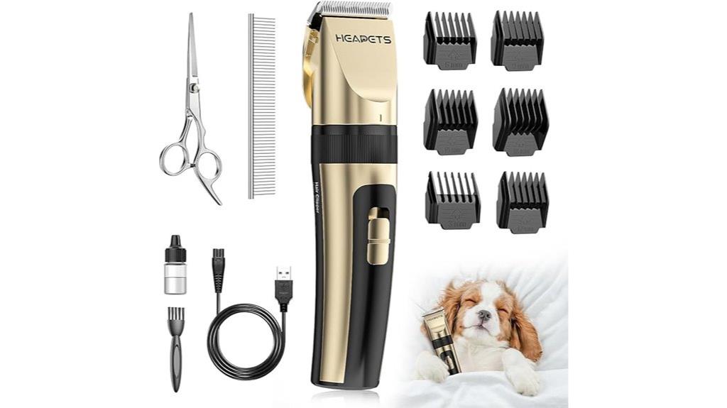 quiet rechargeable dog clippers