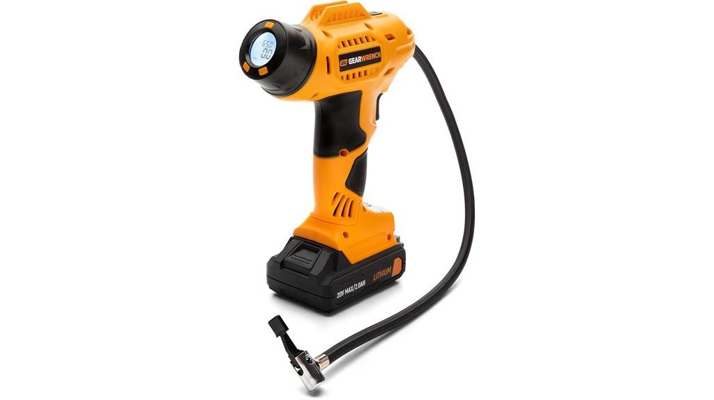 rechargeable 20v tire inflator