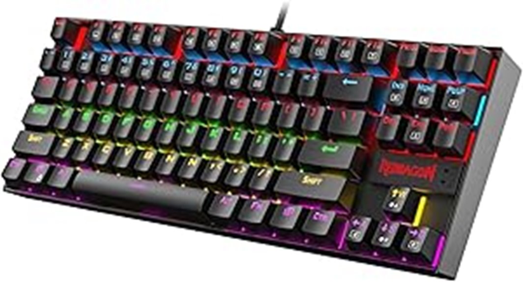 redragon k552 keyboard black