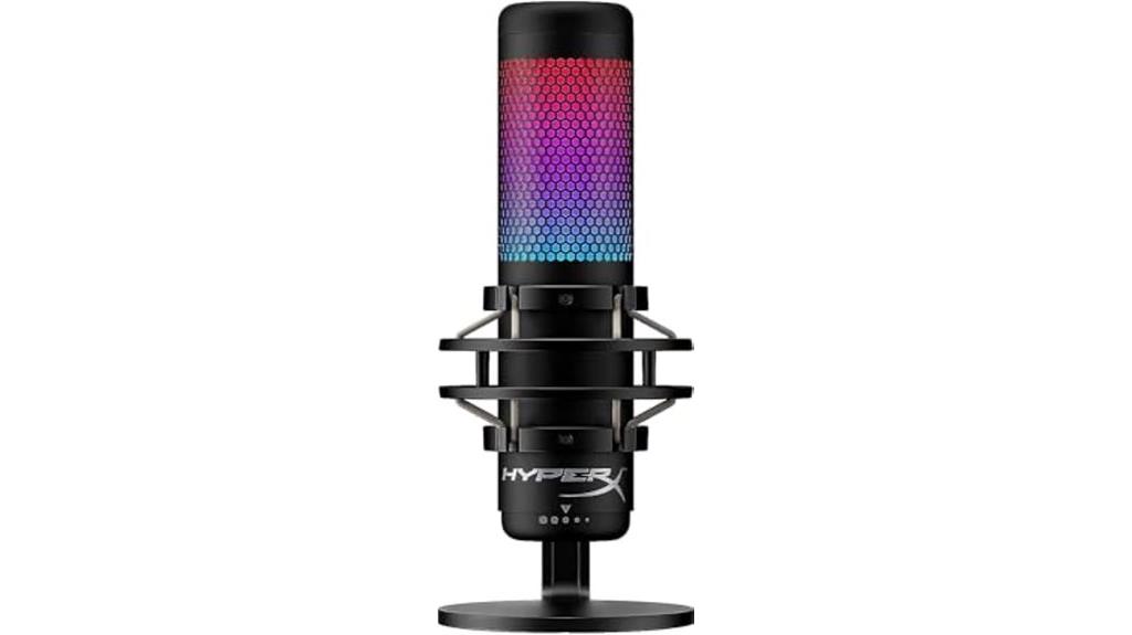 rgb usb microphone with quadcast