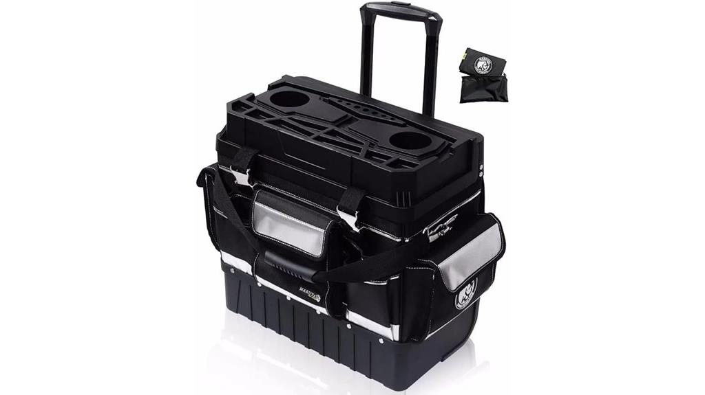 rolling tool bag with wheels