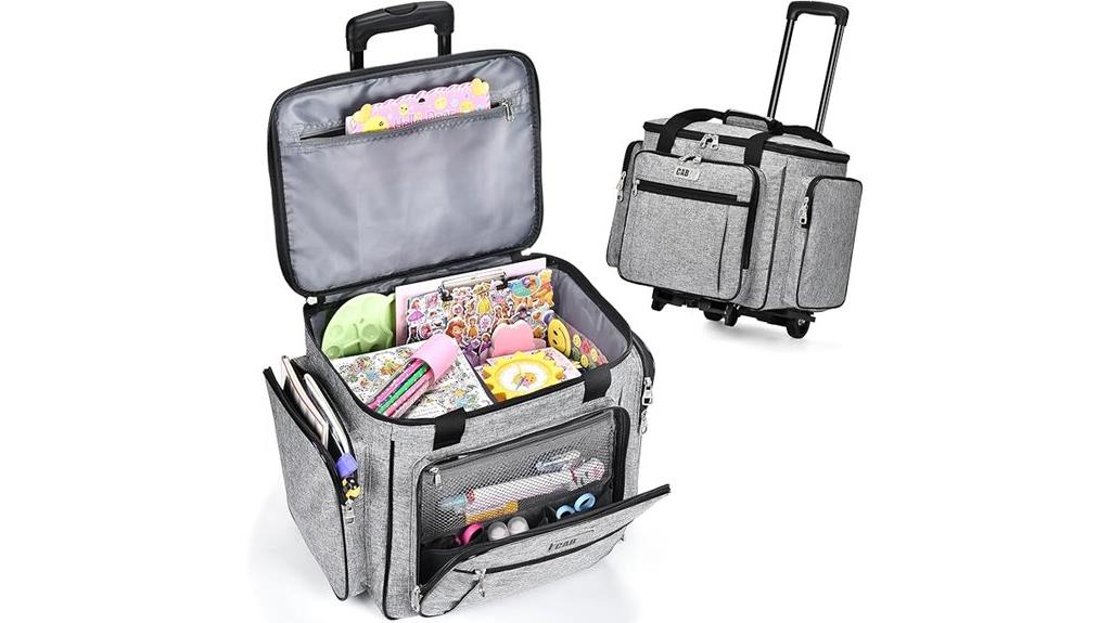 rolling women s craft bag