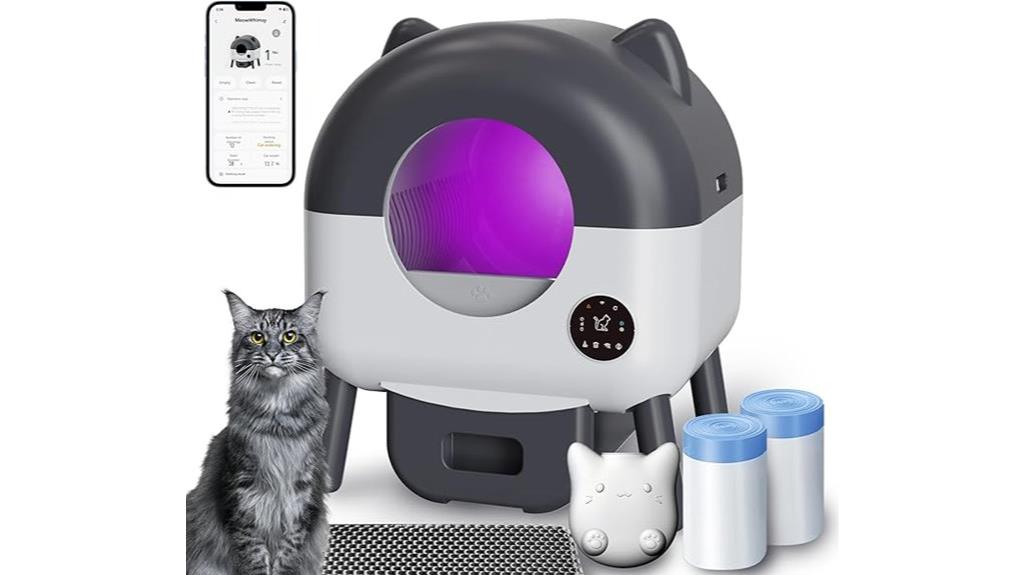 self cleaning cat litter box