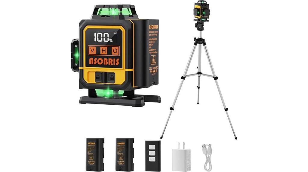 self leveling laser with tripod