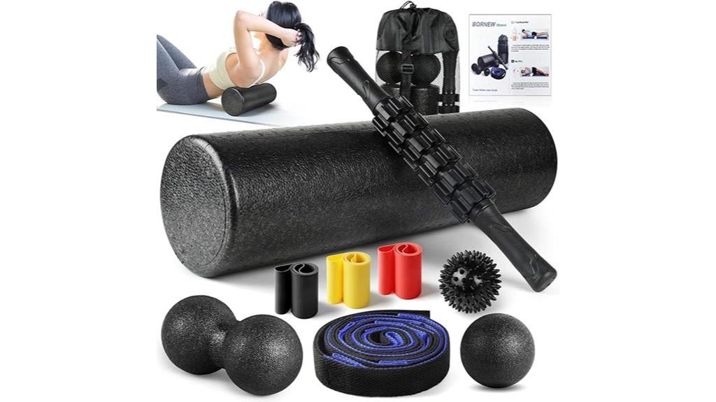seven piece foam roller set