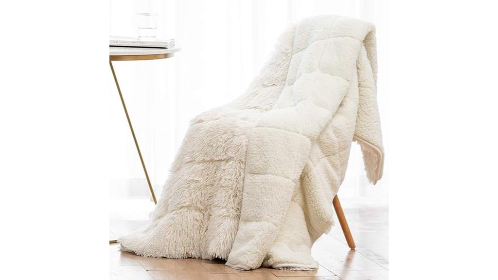 shaggy weighted blanket