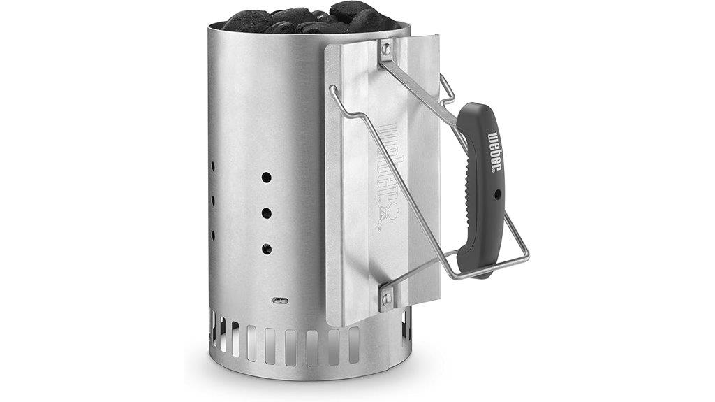 silver weber chimney starter
