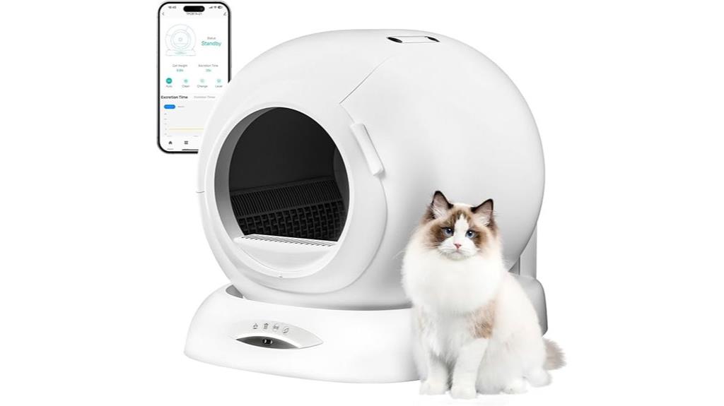 smart odor controlled litter box