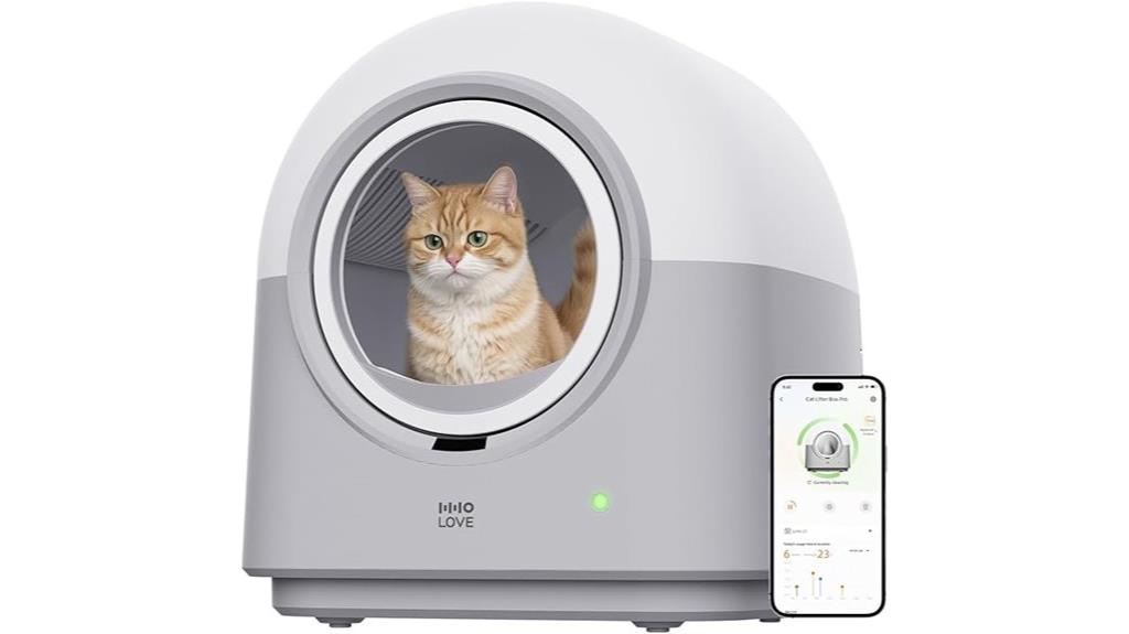 smart self cleaning litter box