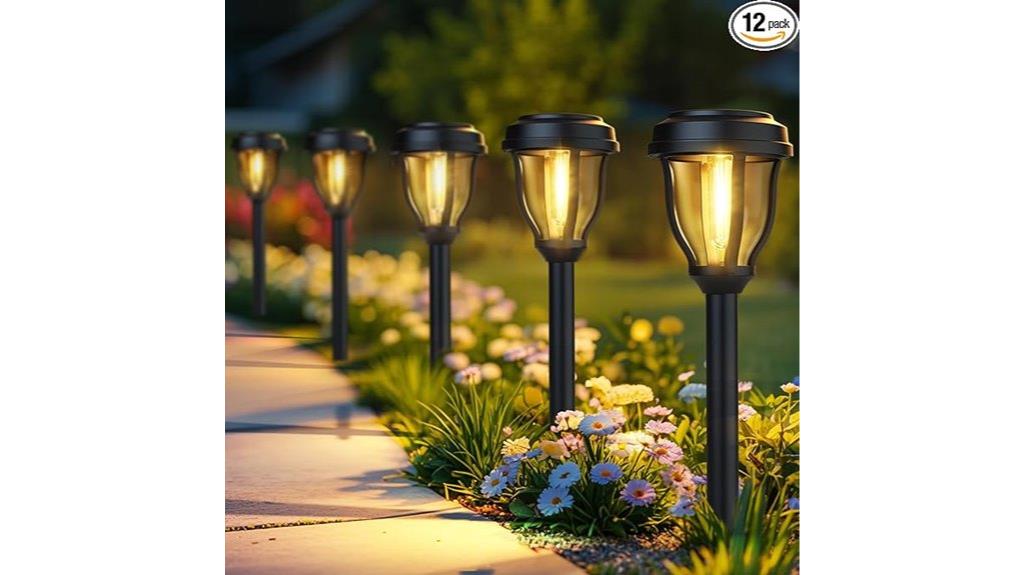 solar pathway lights set
