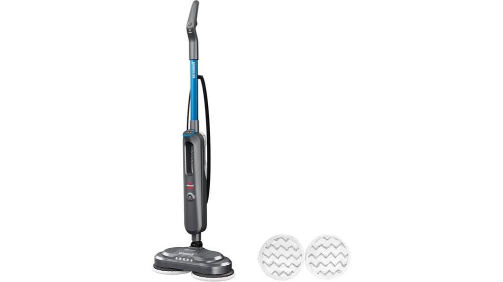 steam mop with rotating pads