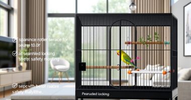 stylish safe bird cages