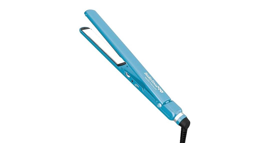 titanium nano hair straightener