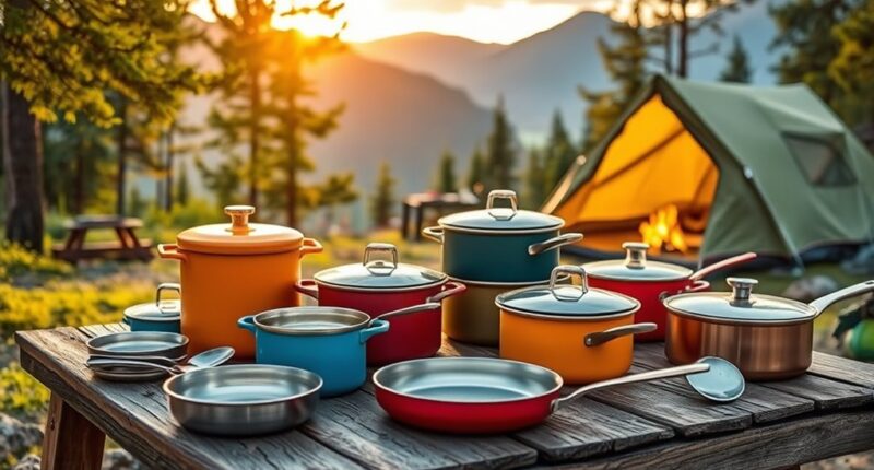 top camping cookware sets