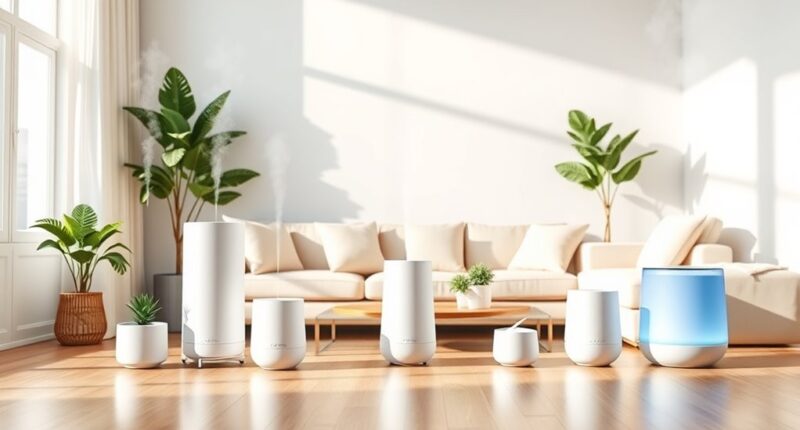 top humidifiers for clean air