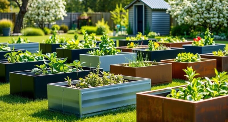 top metal garden bed options