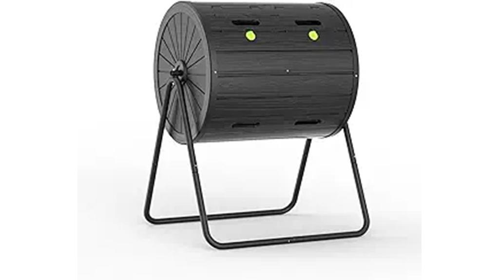 two chamber 43 gallon composter