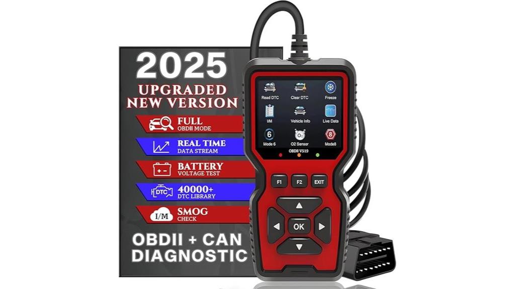 upgraded professional obd2 scanner
