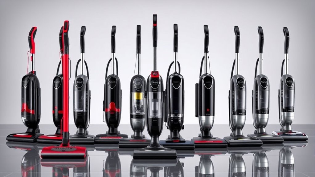 vacuum features and versatility