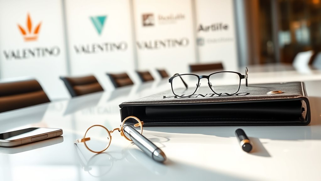 valentino partners with kering