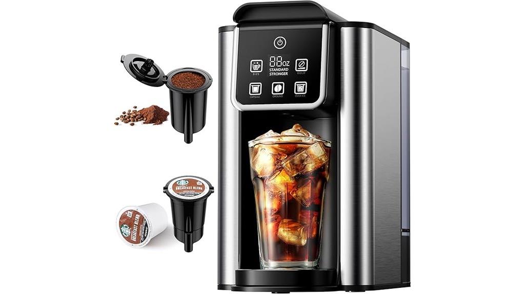 versatile coffee maker features