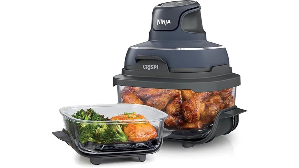 versatile portable glass fryer