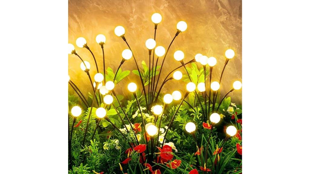waterproof solar garden lights