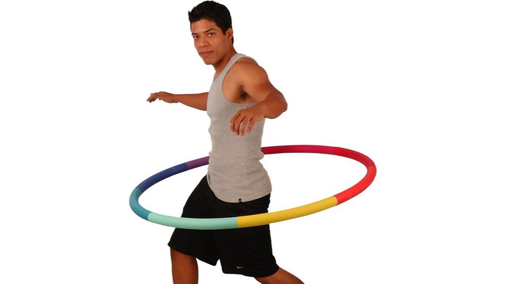 weighted fitness hula hoop