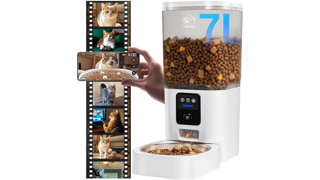 wifi camera pet feeder