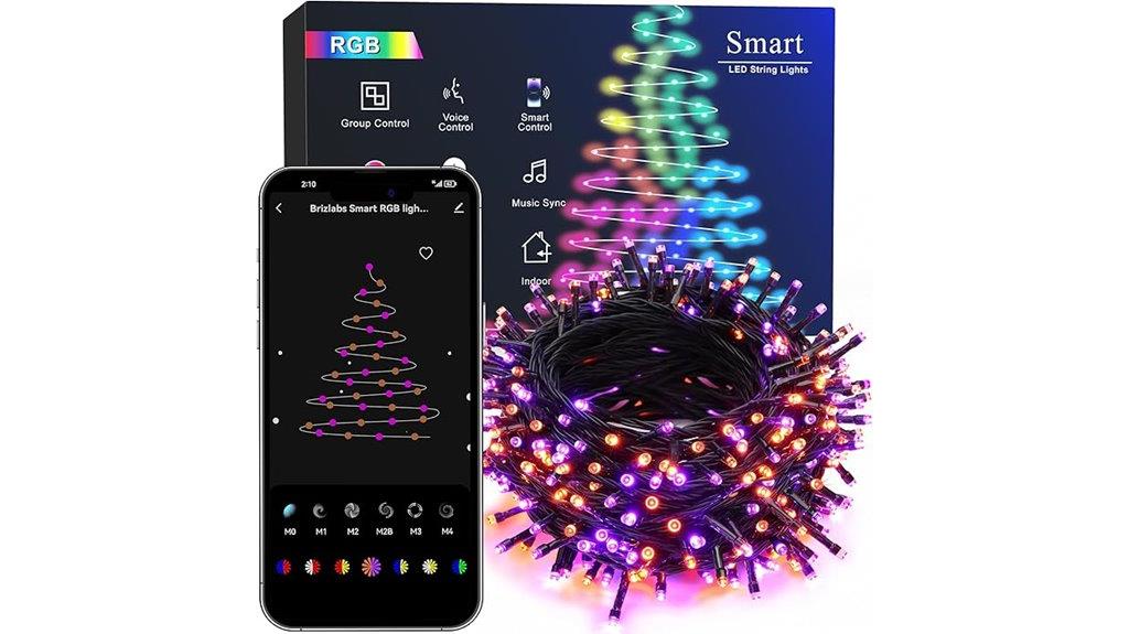 wifi controlled color changing lights